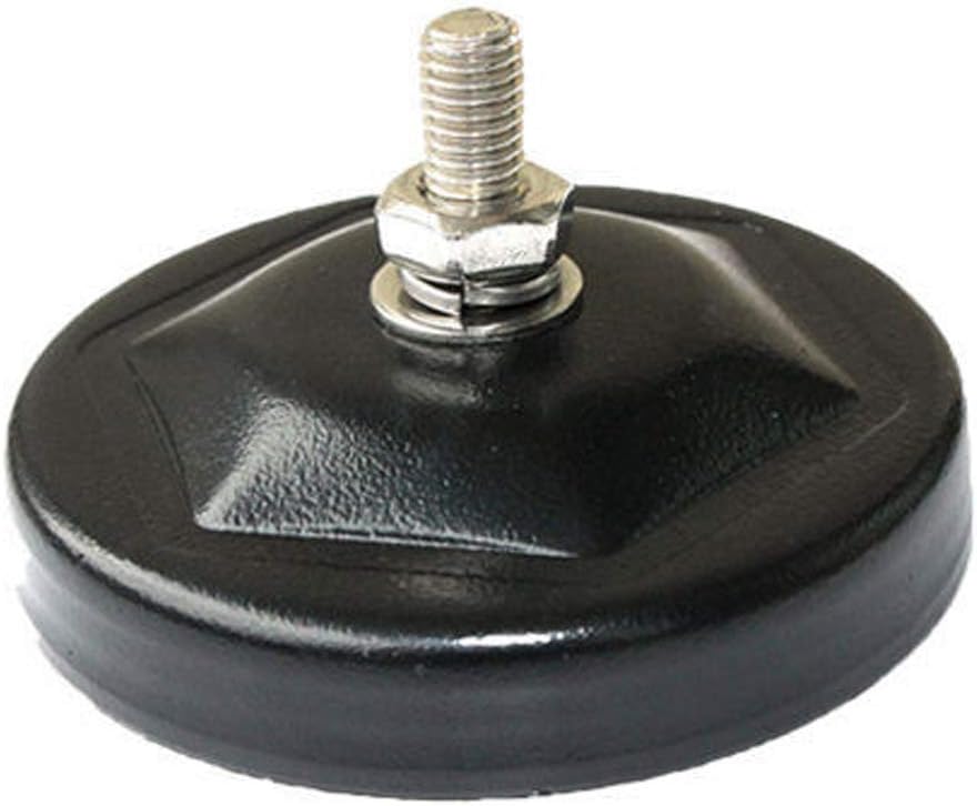 Universal-fit Ultra Strong Power Magnet Mounting Base/Magnetic Mount Holder for LED Offroad Light/Work Light/Offroad Light Bar on Roof/Hood of Trucks & SUVs, w/ Rubber Pad to Prevent Scratches, 1 PACK