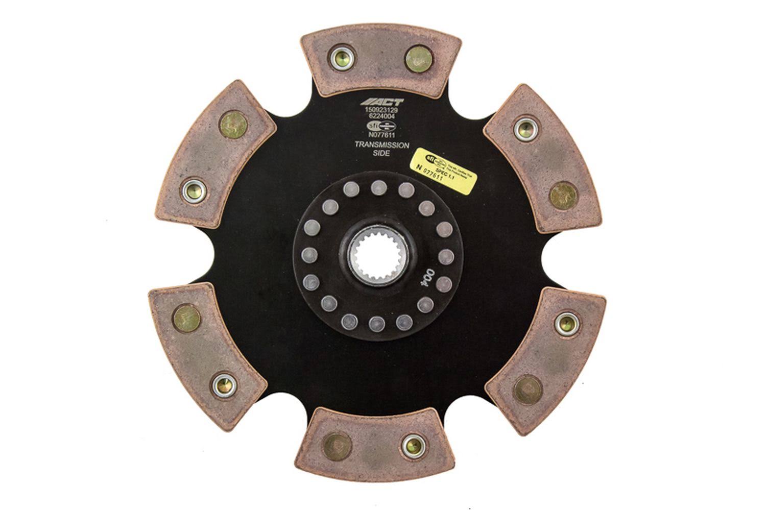 ACT 6224004 - 6 Pad Rigid Race Disc