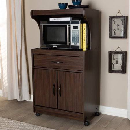 Winston Porter Hayley 1 Drawer Accent Cabinet, Brown