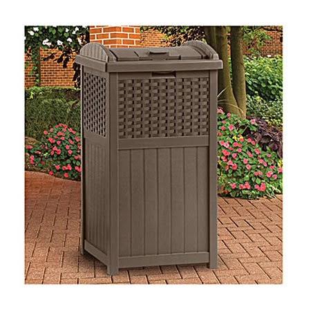 Suncast Ghw1732 30gal Trash Receptacle