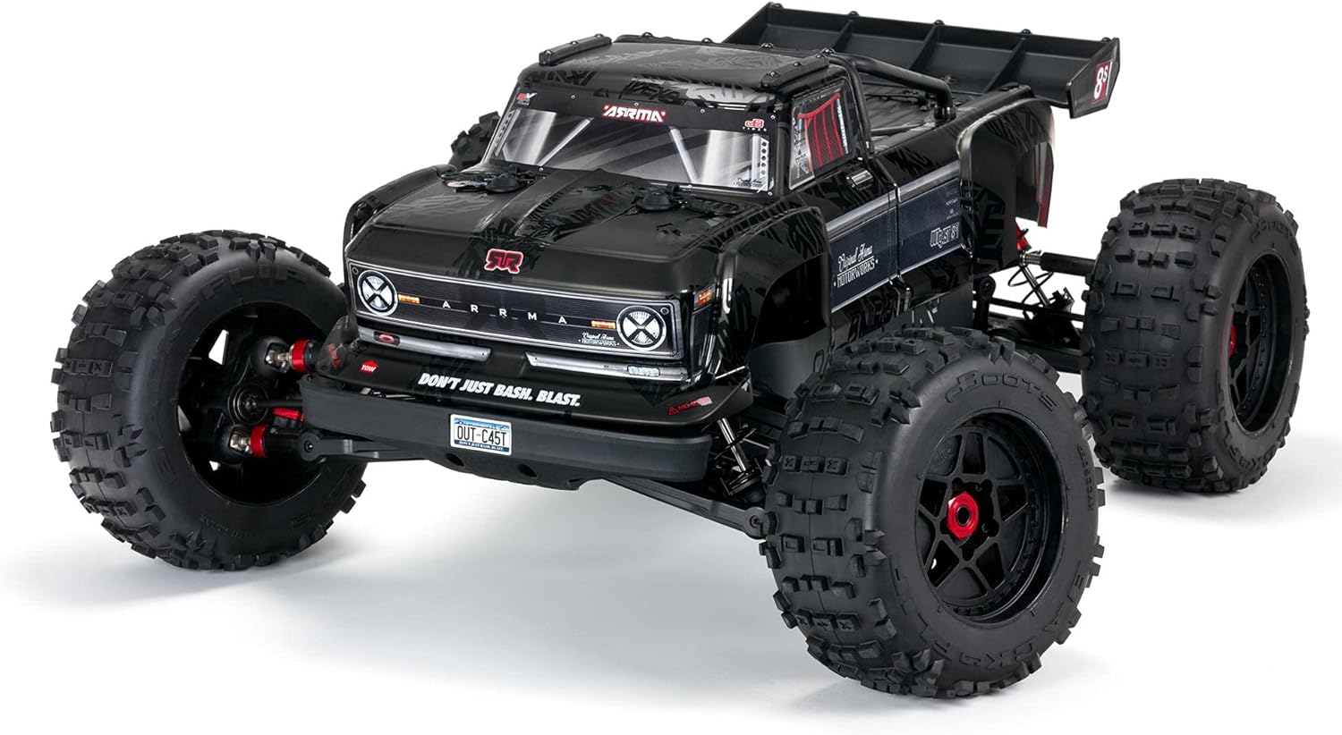 ARRMA 1/5 Outcast 4WD Extreme Bash Roller Stunt Truck, Black, ARA5210