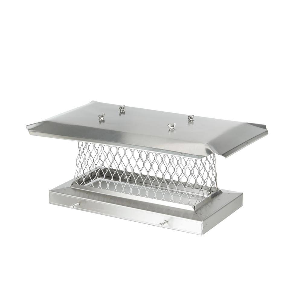 HY-C 9x22 x 18x22 Stainless Steel Stackable Multi-Pack Single Flue Chimney