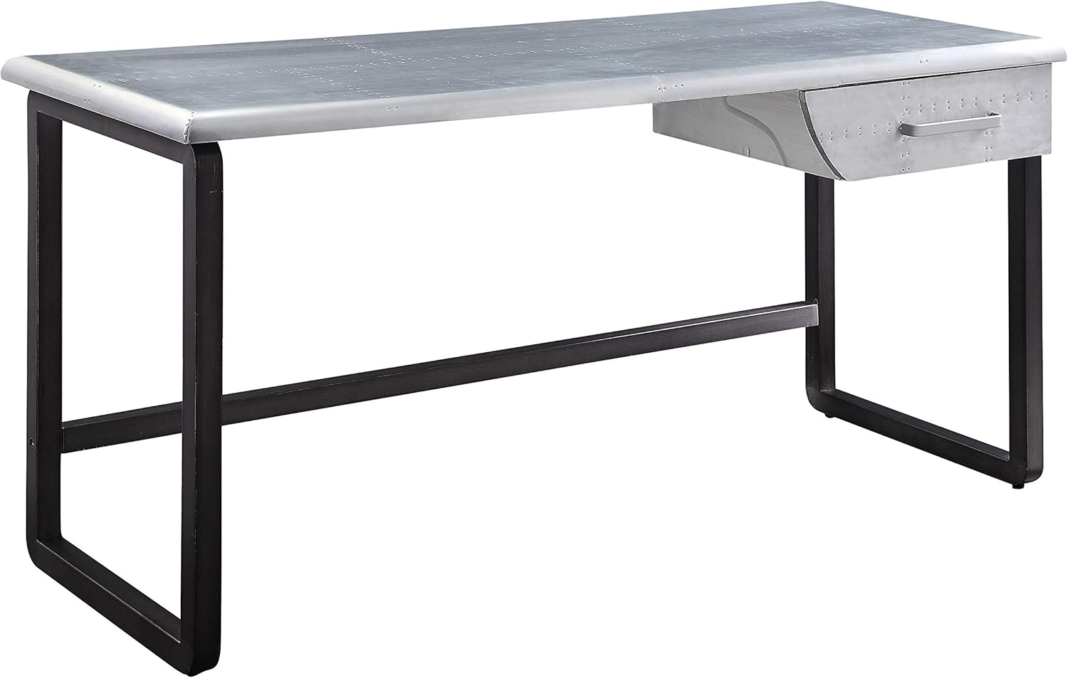 Acme Furniture Brancaster Desk, Aluminum