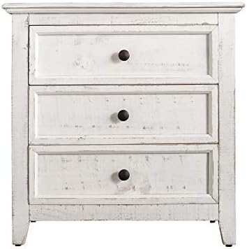 BOWERY HILL 3-Drawer Accent Chest in White