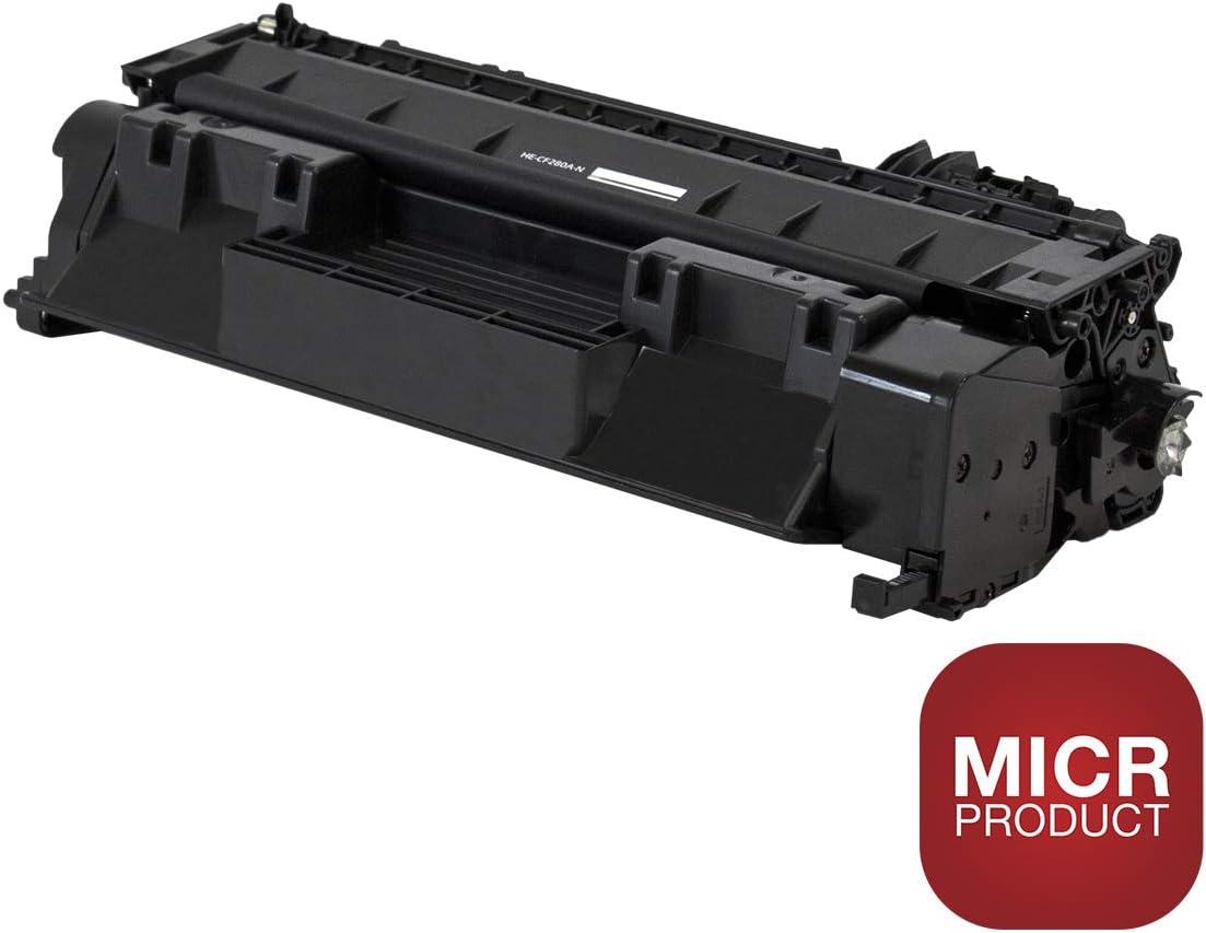 New Premium Compatible MICR Toner Cartridge for HP 80A, CF280A, 2.7k (Check Printing) Satisfaction Guarantee, LJ PRO 400 M401DN, LJ PRO 400 M401DNE, LJ PRO 400 M401DW, LJ PRO 400 M401N,