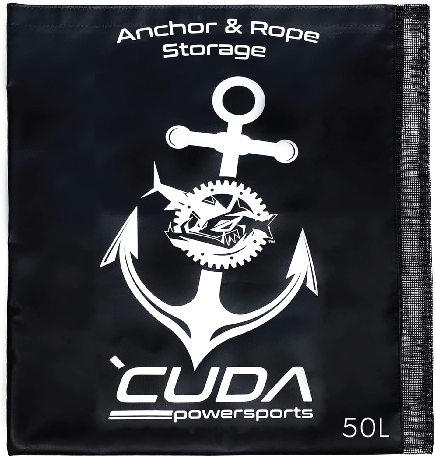 'Cuda Boat Anchor Storage Bag - Heavy Duty Vented Nylon Storage Bags for Boat Rope Bag Anchor Bags for Boats Anchor Bag Boat Anchor Rope Bag Boat Storage Bag Boat Bags Anchor Caddie Anchor Bag Boat Life Jacket Storage Bag PWC Anchor Kit Boat Bag