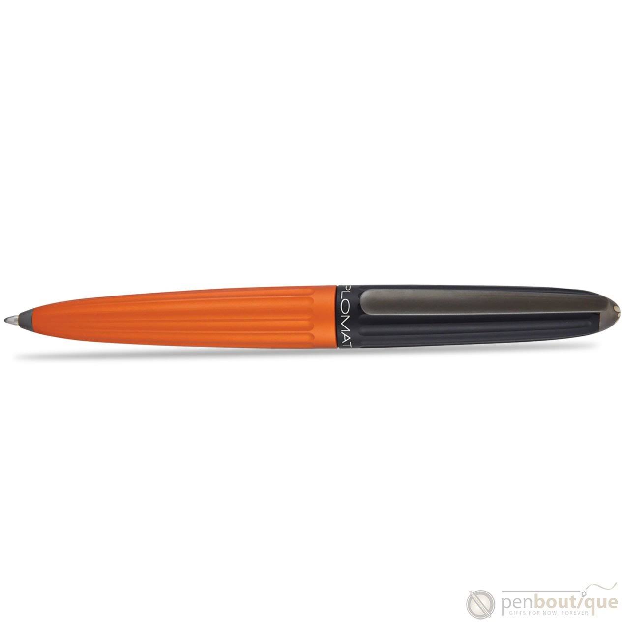 Diplomat Aero Ballpoint Pen - Black / Orange