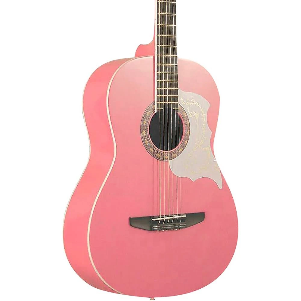 Johnson JG-100-PK Student Acoustic Guitar Pink