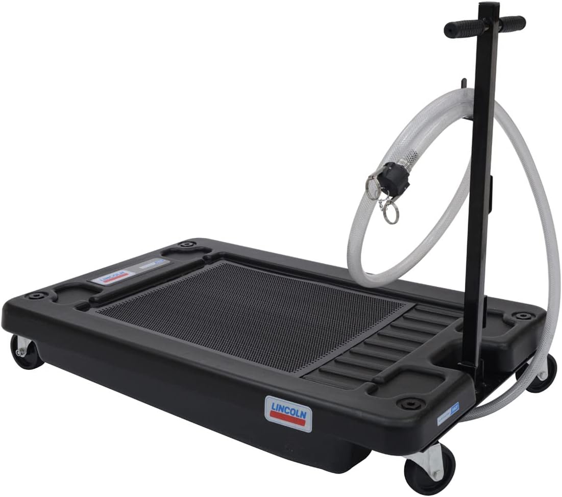 Lincoln 3669 Truck Oil Drain , Black , 17 Gallon