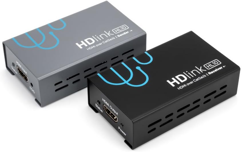 Sewell Direct SW-29969 Over 175ft 1080p HD-Link HDMI Over Single Cat5 Extender Pack of 2