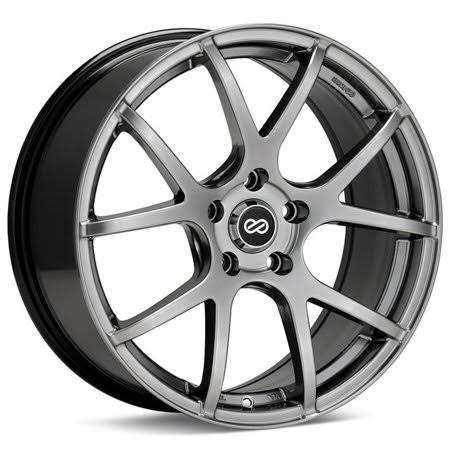 Enkei M52 18x8 5x114.3 50mm Hyper Black Wheel - 480-880-6550HB