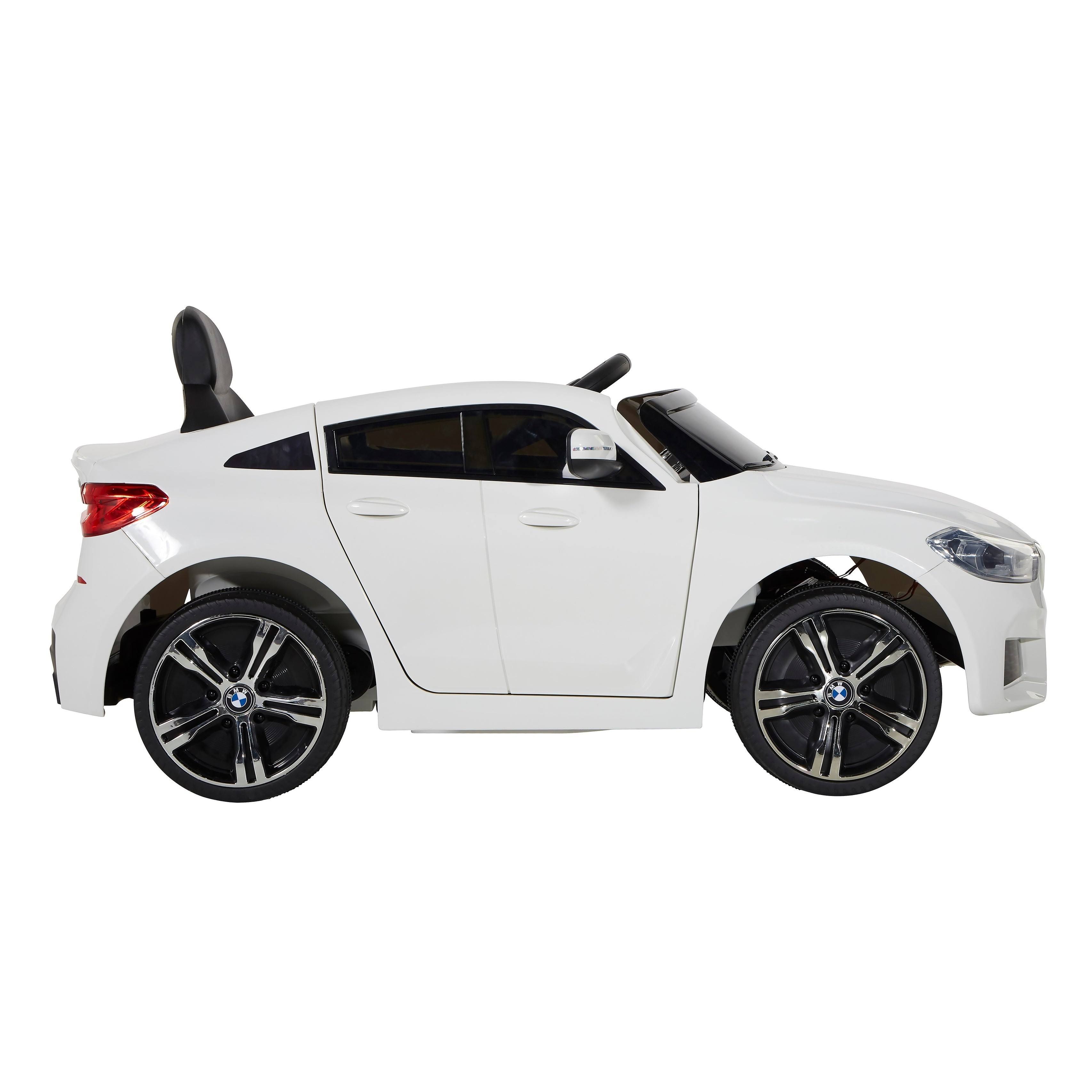 Dynacraft (SP) BMW 6V 6 Series GT, White, Charger u0026 Rechargeable Battery Incl., Ages 2-5, Powered Ride-On Toy