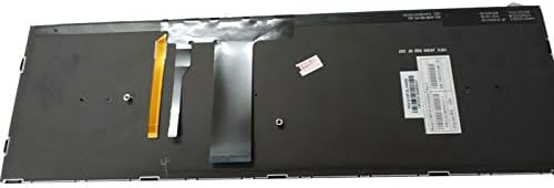 GAOCHENG Laptop Keyboard for CLEVO NB50TG NB50TH NB50TL NB50TJ NB50TJ1 NB55TJ1 NB60TH NB60TJ NB60TJ1 NB50TK NB50TK1 NB55TK NB55TK1 English US Black Frame with Backlit