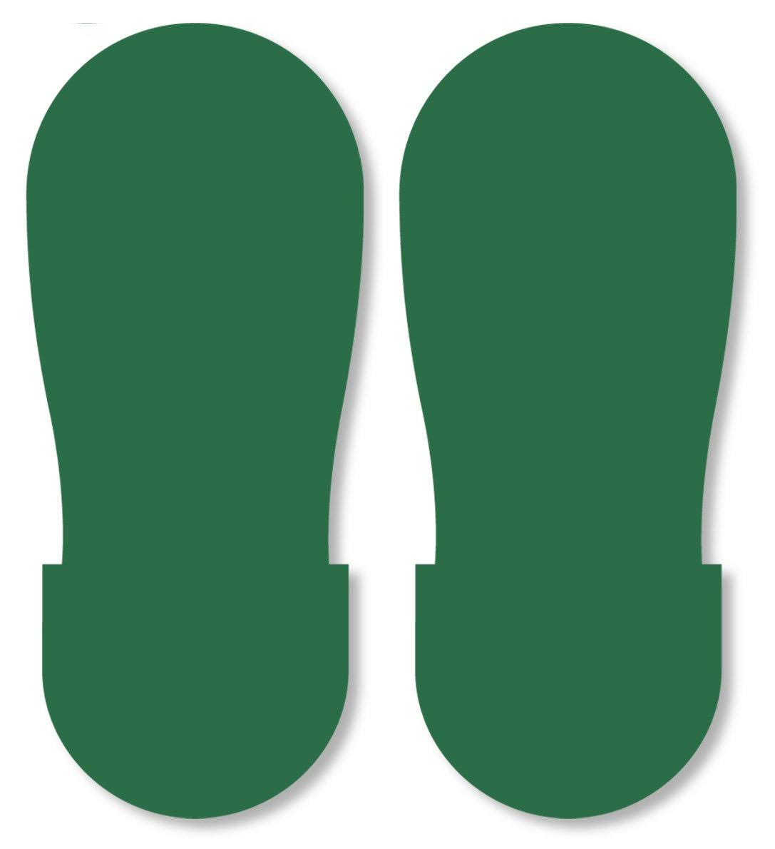 Mighty Line BIGGFTPRT Green Big Footprint; Pack of 50