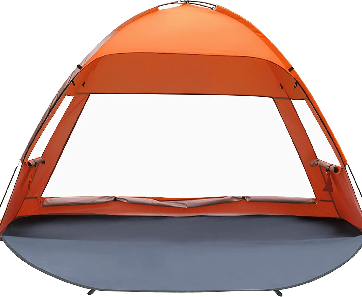 HITOSPORT Beach Tent, Portable Beach Shade, Sun Shelter for 4-5 Person, UV Protection, Extended Floor & 8.5mm Fiberglass Rods