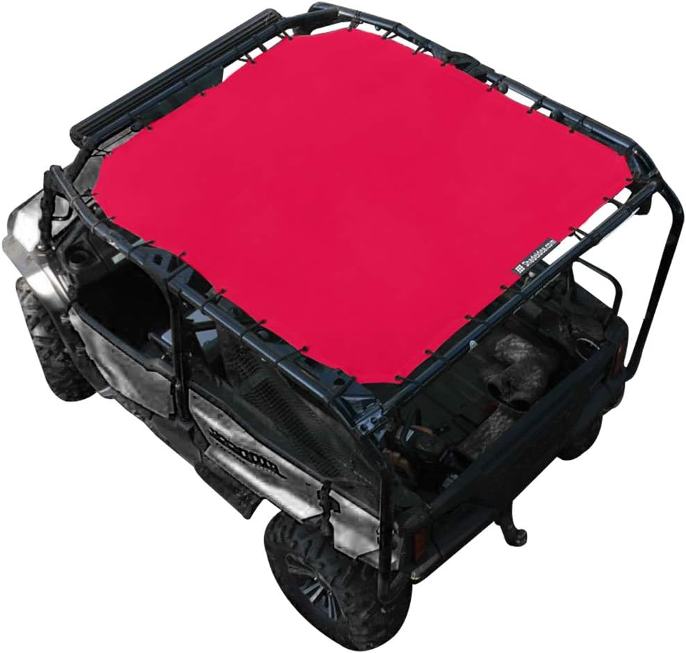 Shadeidea Sun Shade for Honda Pioneer 1000-5 (Black Mesh) UTV Sunshade Top Soft Roofs Cover UV Blocker -10 Years Lasting