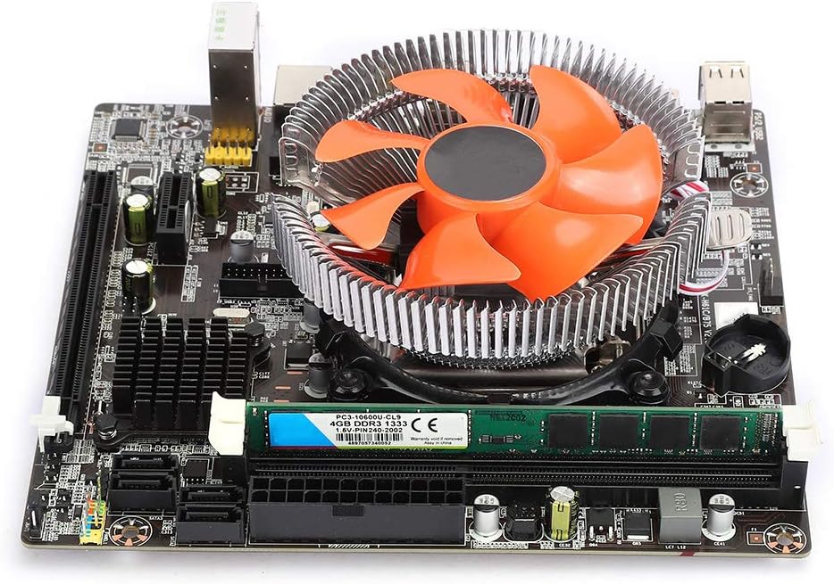 linxiaojix PC Mainboard, Desktop Motherboard, i5 4 Interfaces for Core Ii