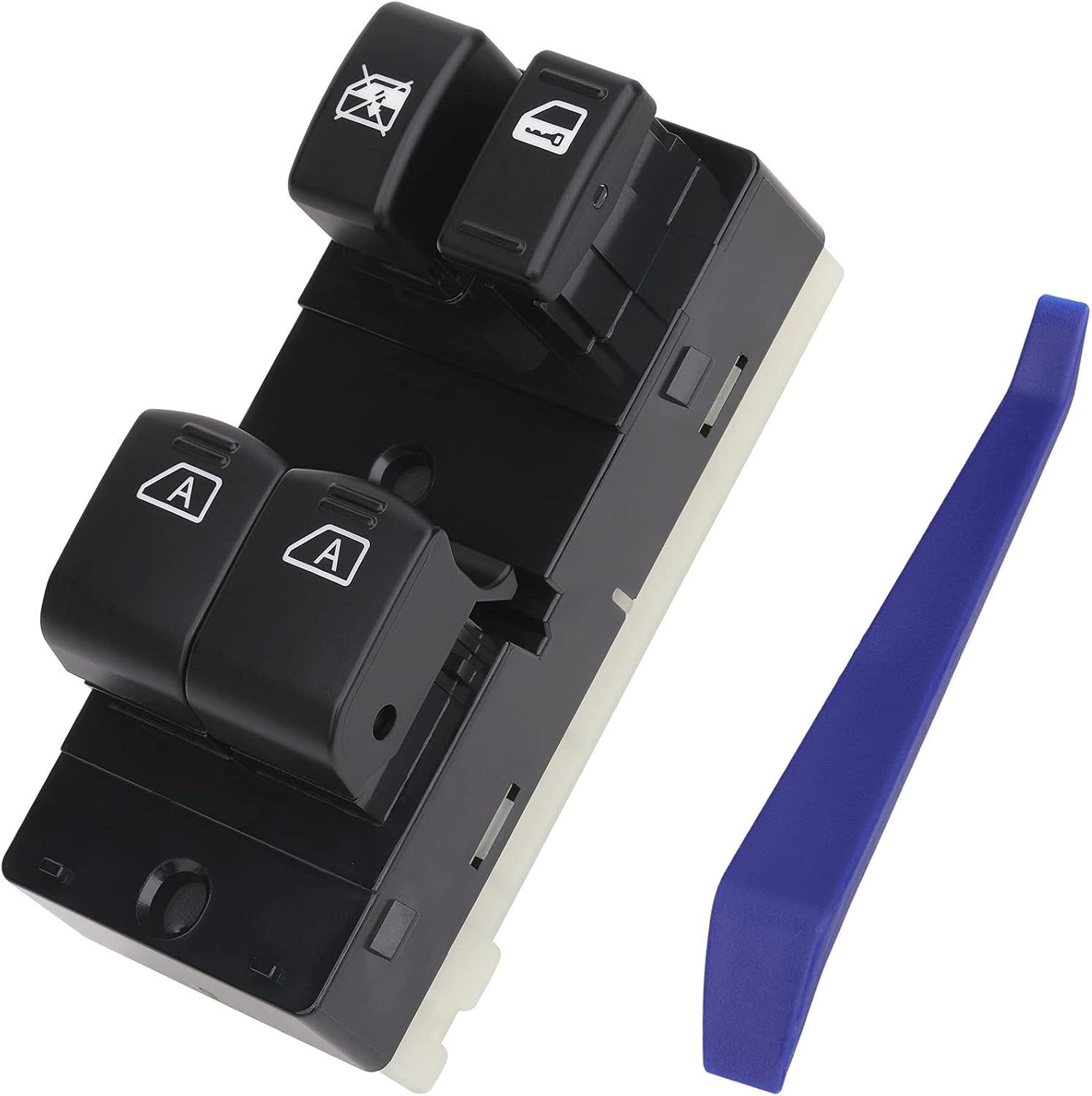 Obaee Master Power Window Switch Compatible with 2008-2013 Altima / 2003-2008 Nissan 350Z / Quest/Titan / NV200 / Coupe (2 Door), Replaces 25401CD02A 25401CD02D