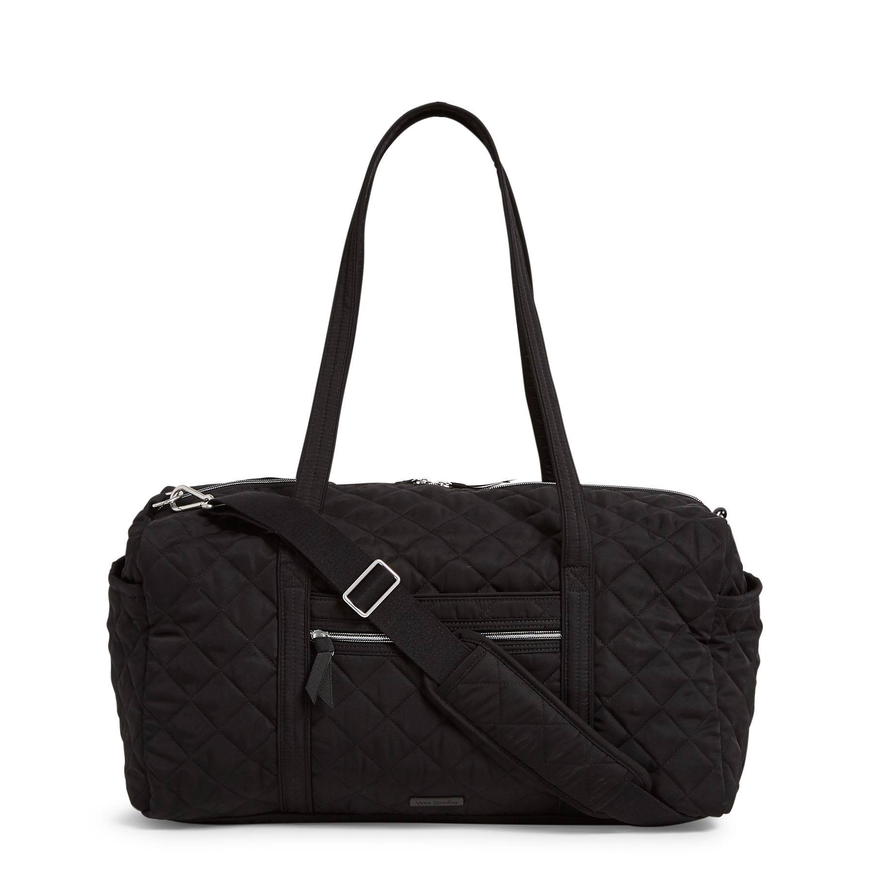 Vera Bradley Medium Travel Duffel Bag in Performance Twill Black