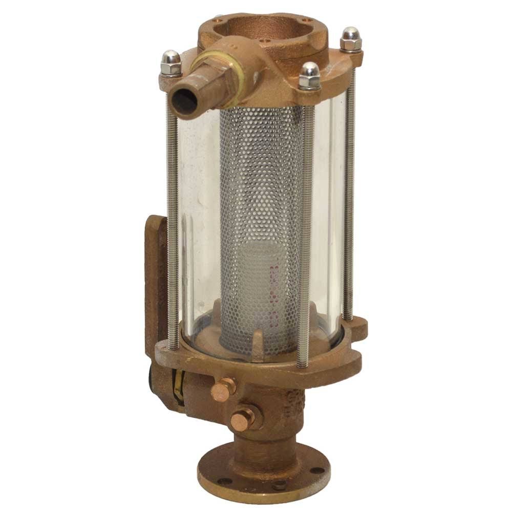 Groco Boat Seacock Water STRAINER BVS-750 | 3/4 inch NPT Bronze