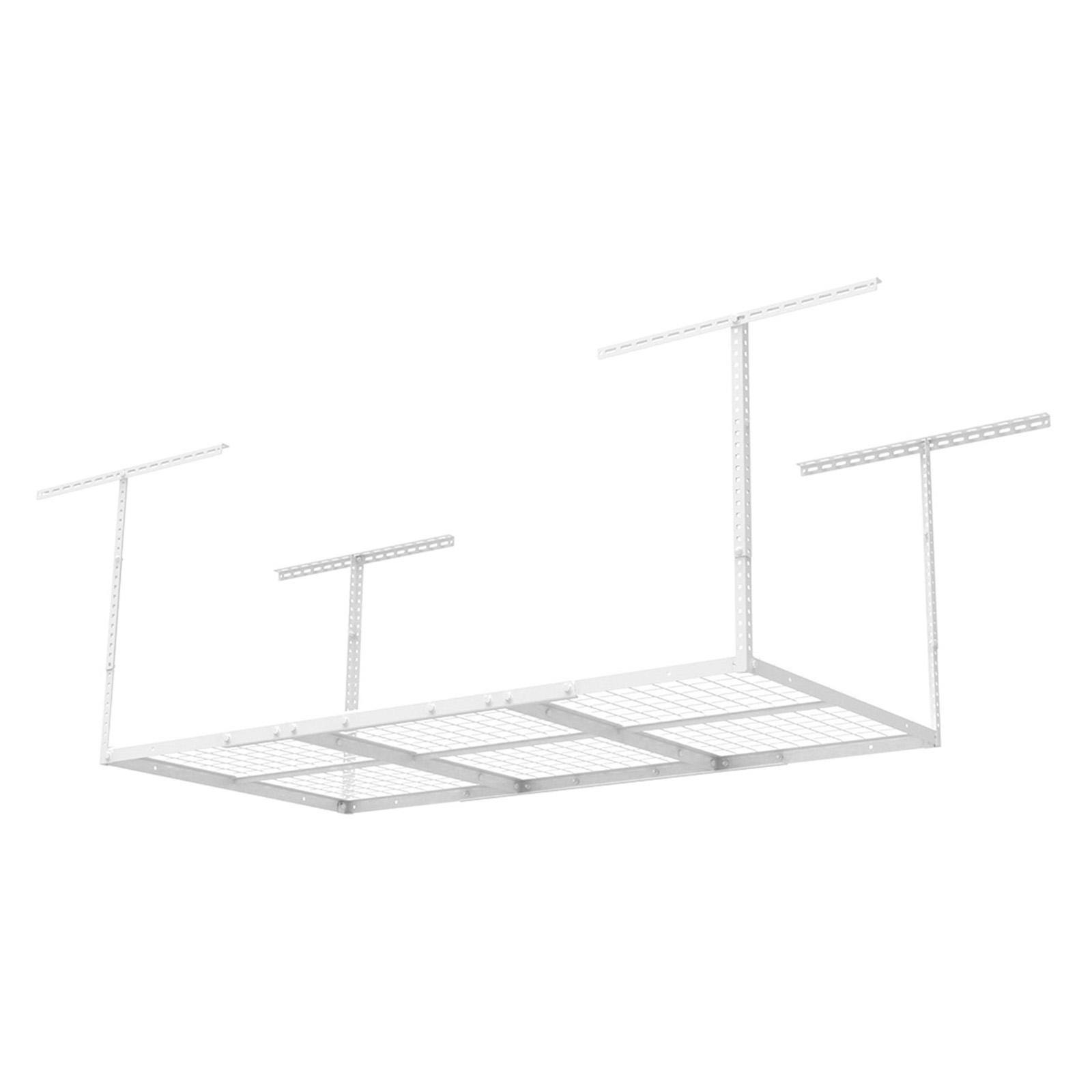 Fleximounts 3 x 6 ft. Overhead Garage Storage Rack White