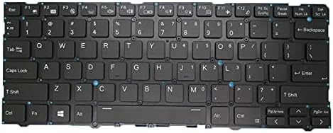 Laptop Backlit Keyboard for CLEVO L140CU L141CU L140MU L141MU English US NO Frame