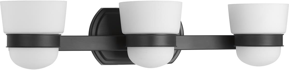 Progress Lighting P300078-009 Index Three-Light Bath, Brushed Nickel Pack of 2