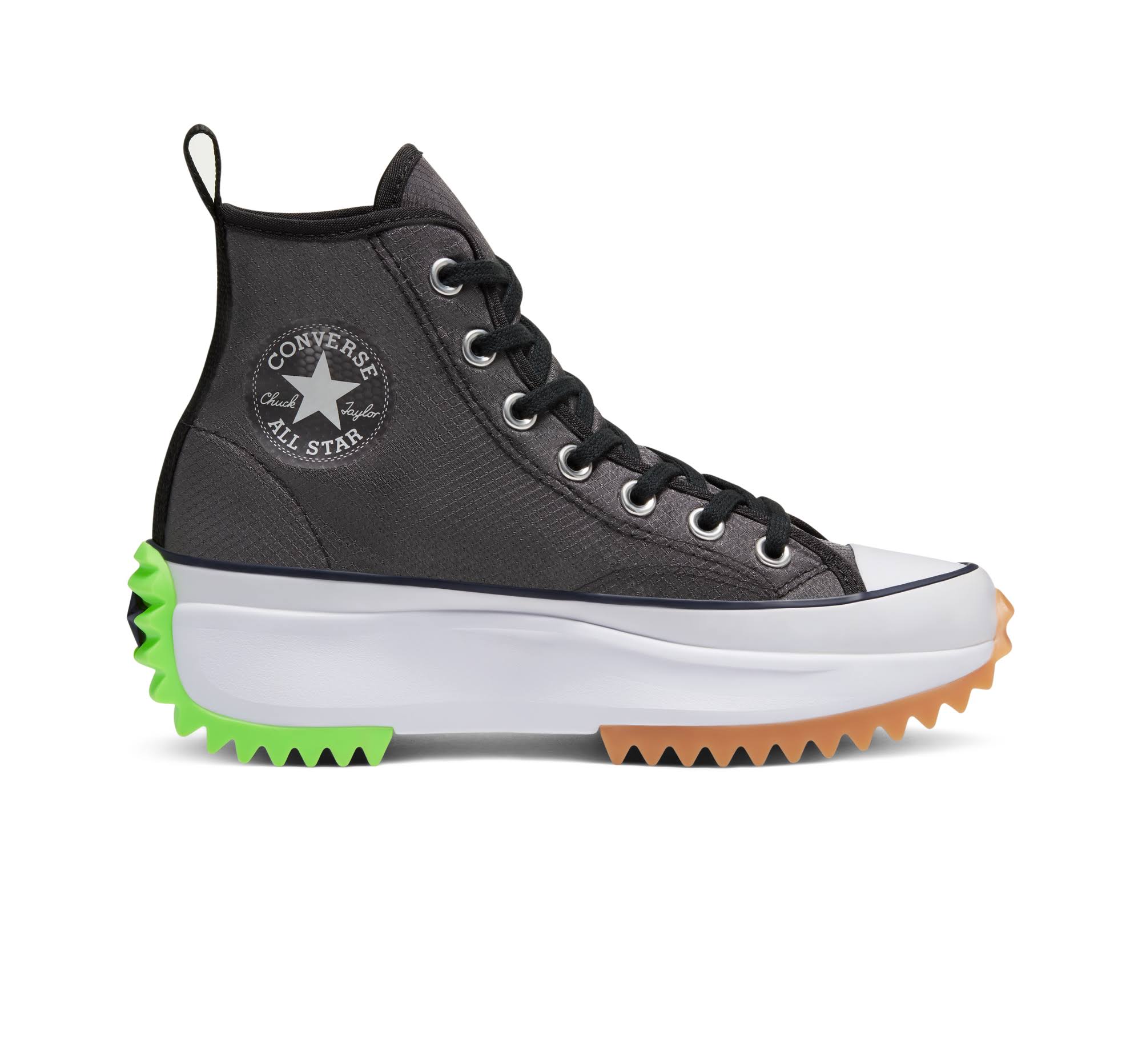 Converse Run Star Hike Hi Concrete Heat Black