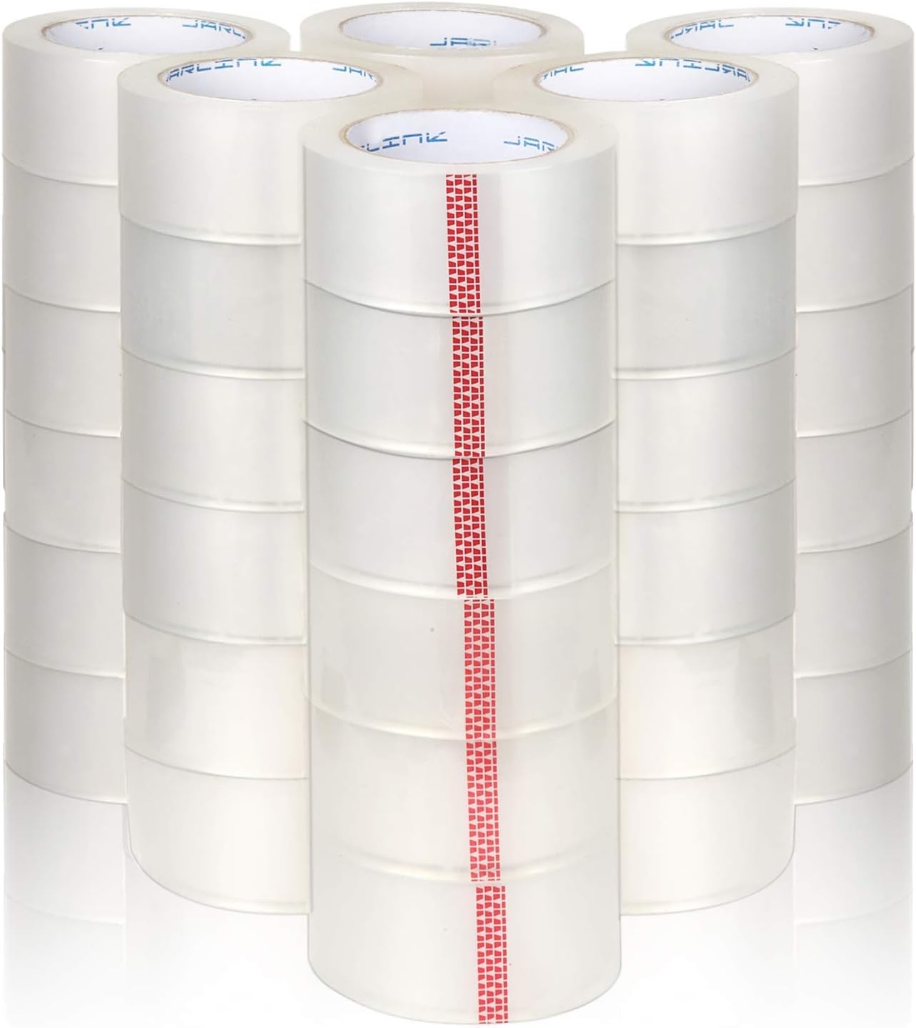 JARLINK Clear Packing Tape (36 Rolls), Heavy Duty Packaging Tape for Shipping Packaging Moving Sealing, Stronger & Thicker 2.8mil, 2 inches Wide, 65 Yards Per Roll, 2340 Total Yards Pack of 2