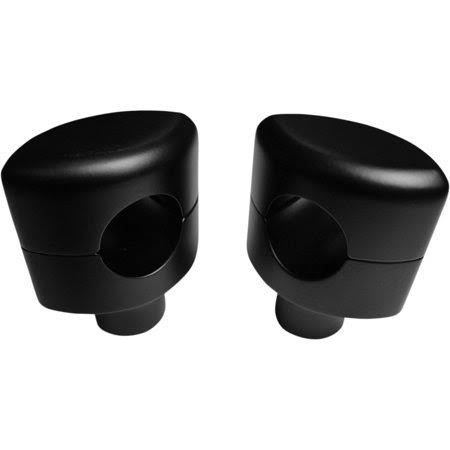La Choppers La-7406-01m Hefty Smooth Riser for 1-1/4in. Handlebar - 1-1/2in. Tall - Black