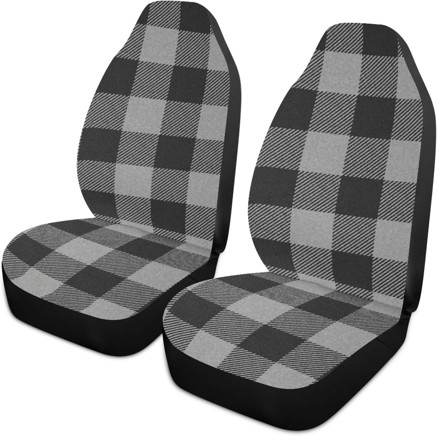 Qilmy Pink Car Seat Covers Universal Non-Slip Car Seat Cover Breathable Stain Resistant Seats Covers for Cars Pack of 2