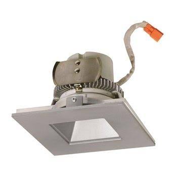 Nora Lighting NLCBC2-45635BB 4 in. Cobalt Click LED Retrofit Square Regress Trim Black - 35K