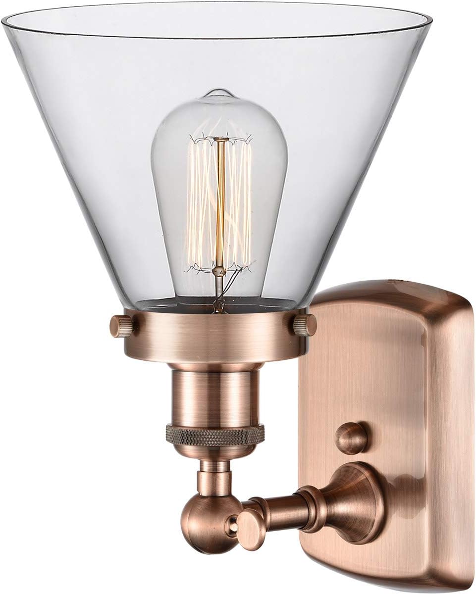 Innovations 916-1W-AC-G42 Transitional One Light Wall Sconce from Ballston Collection in Copper Finish,