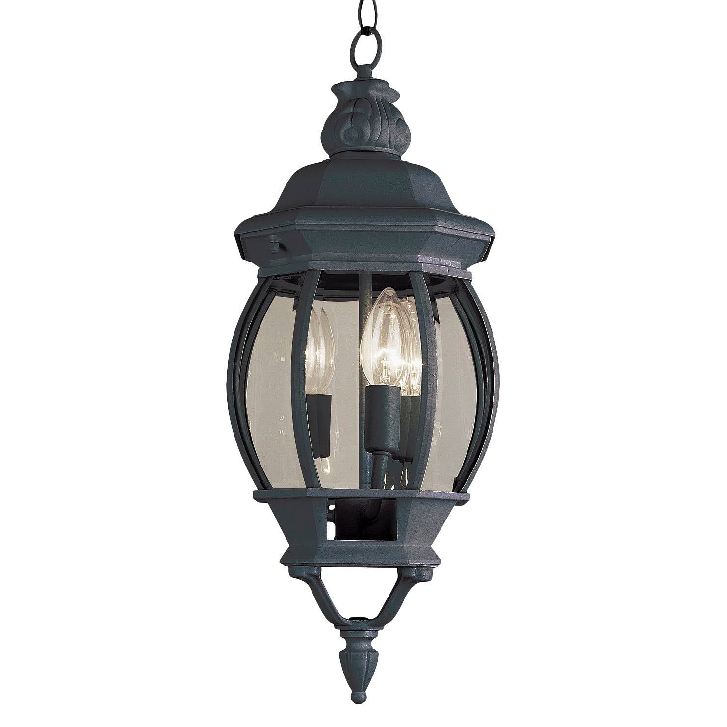 Trans Globe 4066 BK 3 Light Hanging Lantern in Black