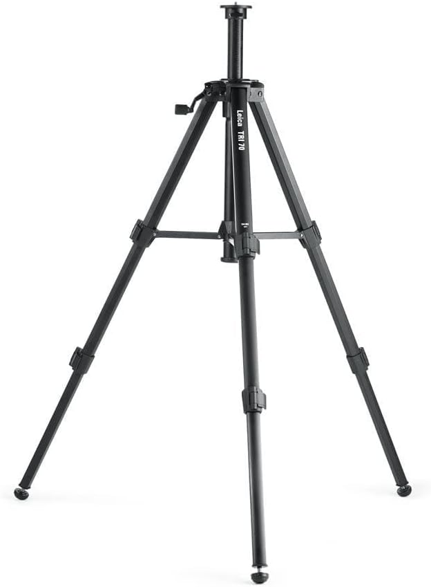 Leica Disto TRI70 LINO Tripod, Flat Head, 1/4-20 Male Thread, Black