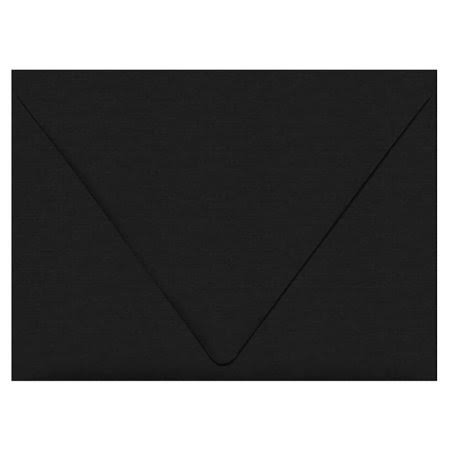 Lux A7 Contour Flap Envelopes (5 1/4 x 7 1/4) 1000/Pack, Black Linen (1880-BLI-1000)