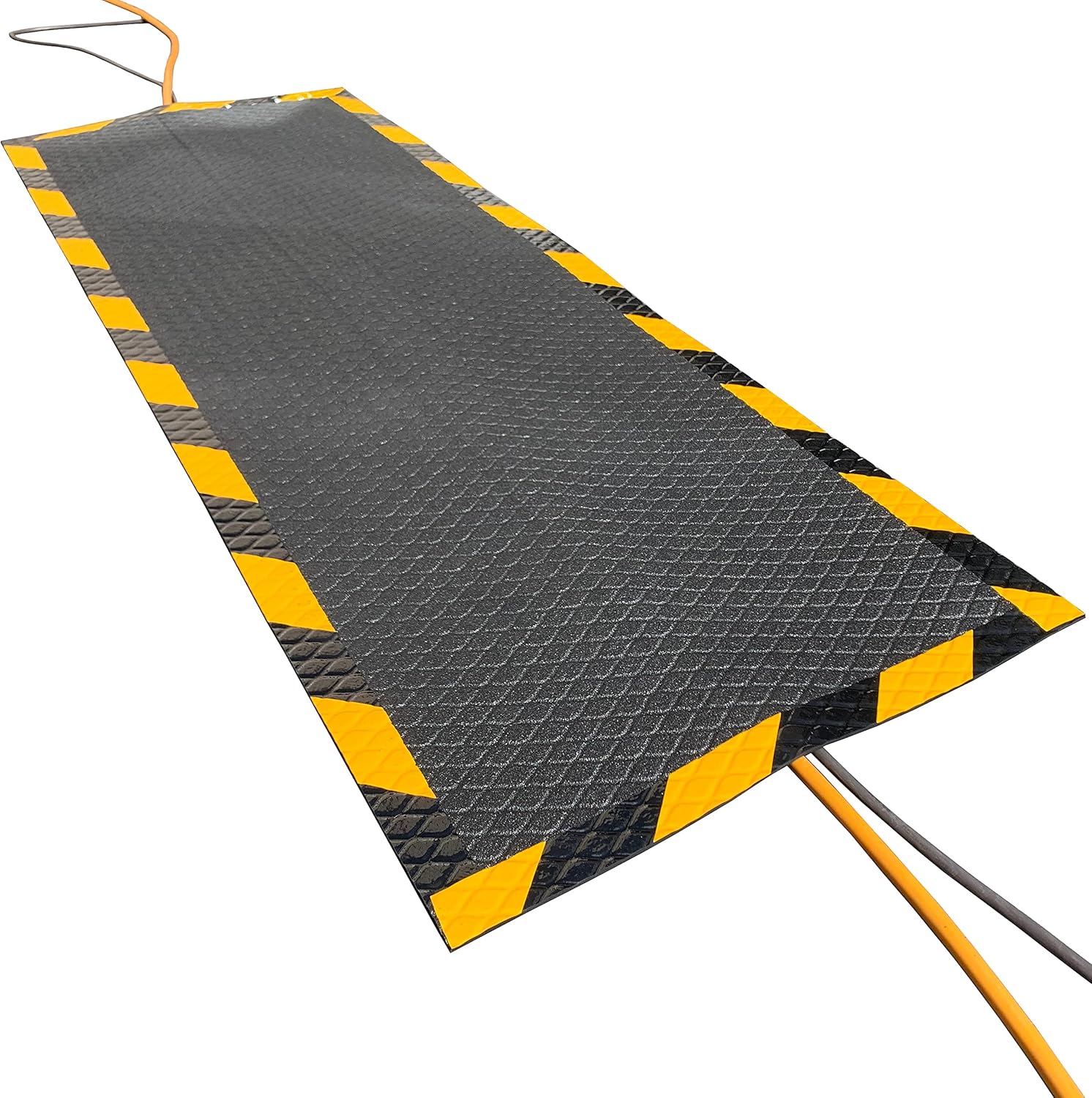 Morland Protect - 47¼in x 15⅝in - Carpet and Rubber Cord Cover Mat - Overfloor Protector for Cables Cords or Wires - Protect from Trips and Falls, Quick, Easy, Simple, Repositionable Pack of 2