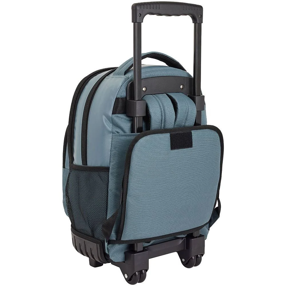 School Rucksack with Wheels Compact Blackfit8 Grey