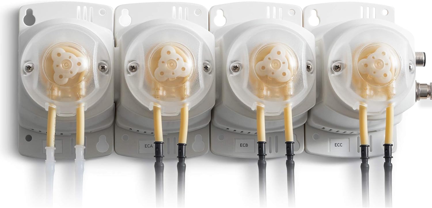 Bluelab PERIPODM4 Peripod M4 for Pro Controller, Dosing for pH and Nutrient (TDS), 4 Pumps with Accessories (Pro Controller Sold Separately), Tool for Hydroponic System and Indoor Plant Grow