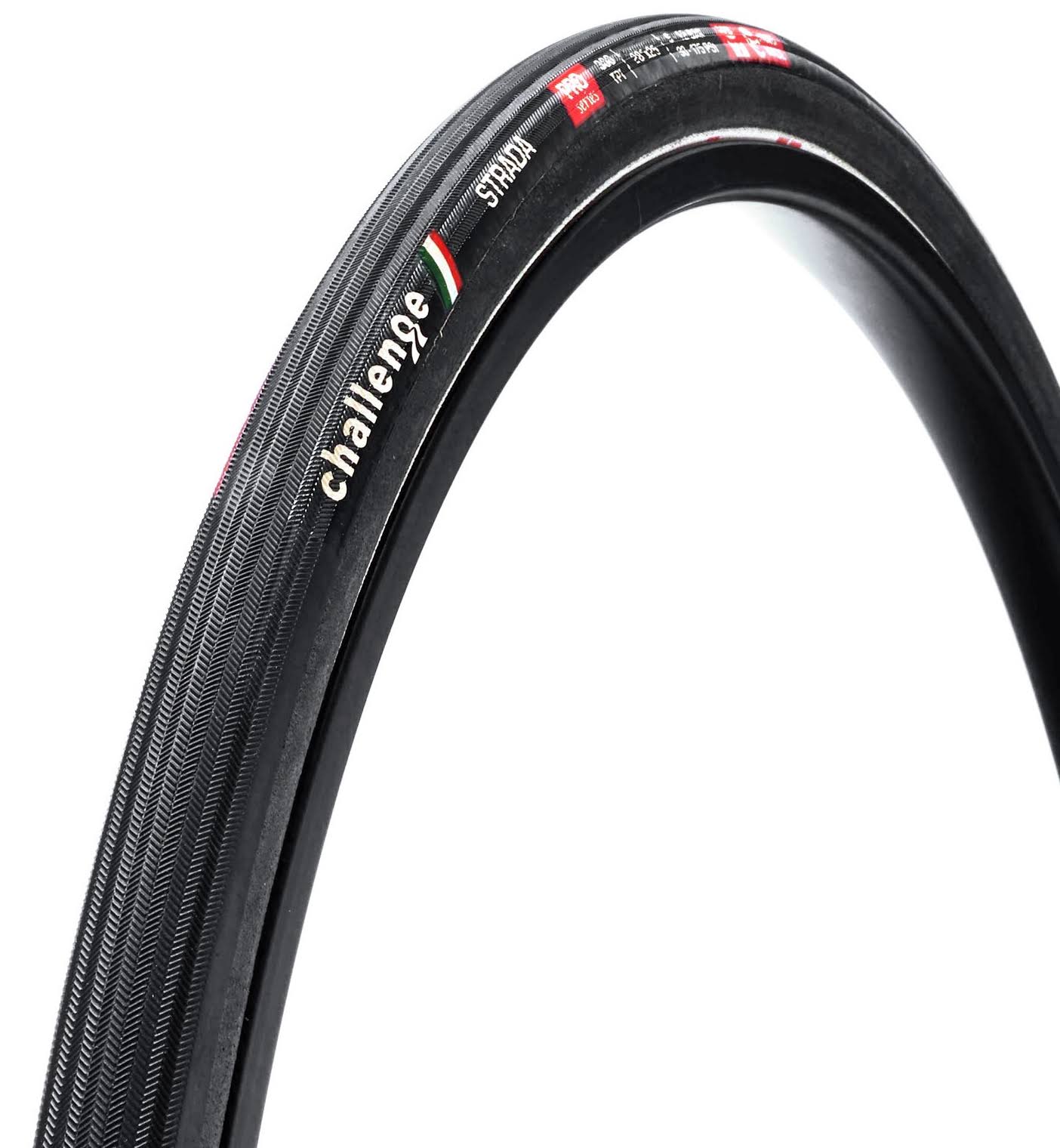 Challenge Strada Pro Clincher Black 700X25C-300Tpi