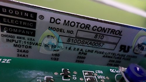 BODINE ELECTRIC 0810 Drive DC Filtered SCR FPM 1/17HP 115VAC 0-130VDC