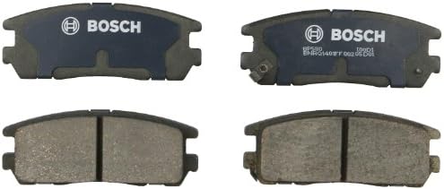 Bosch BP580 QuietCast Premium Semi-Metallic Disc Brake Pad Set For Select Acura SLX; Honda Passport; Isuzu Amigo, Axiom, Rodeo, Rodeo Sport, Trooper, VehiCROSS + More; Rear