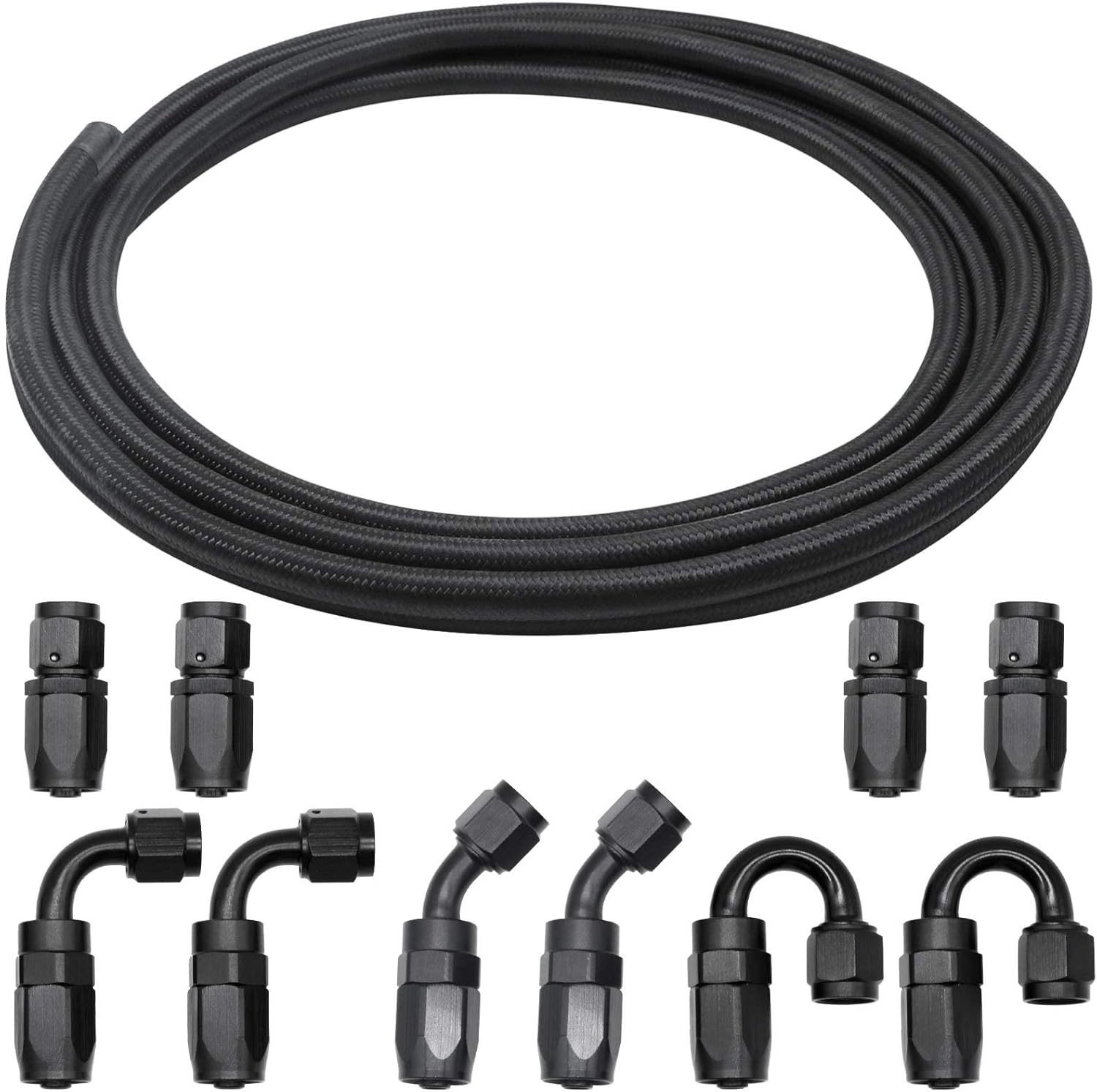 6AN Fuel Line Kit, 3/8