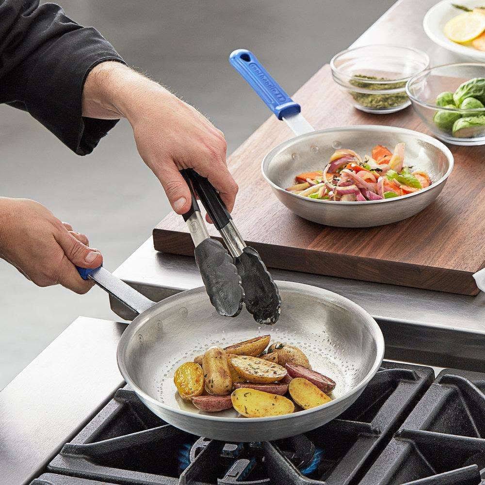 Vollrath Wear-Ever Aluminium Non Stick Frying Pan Set Graceful Lou 2-Piece w/ Cool Blue Handles