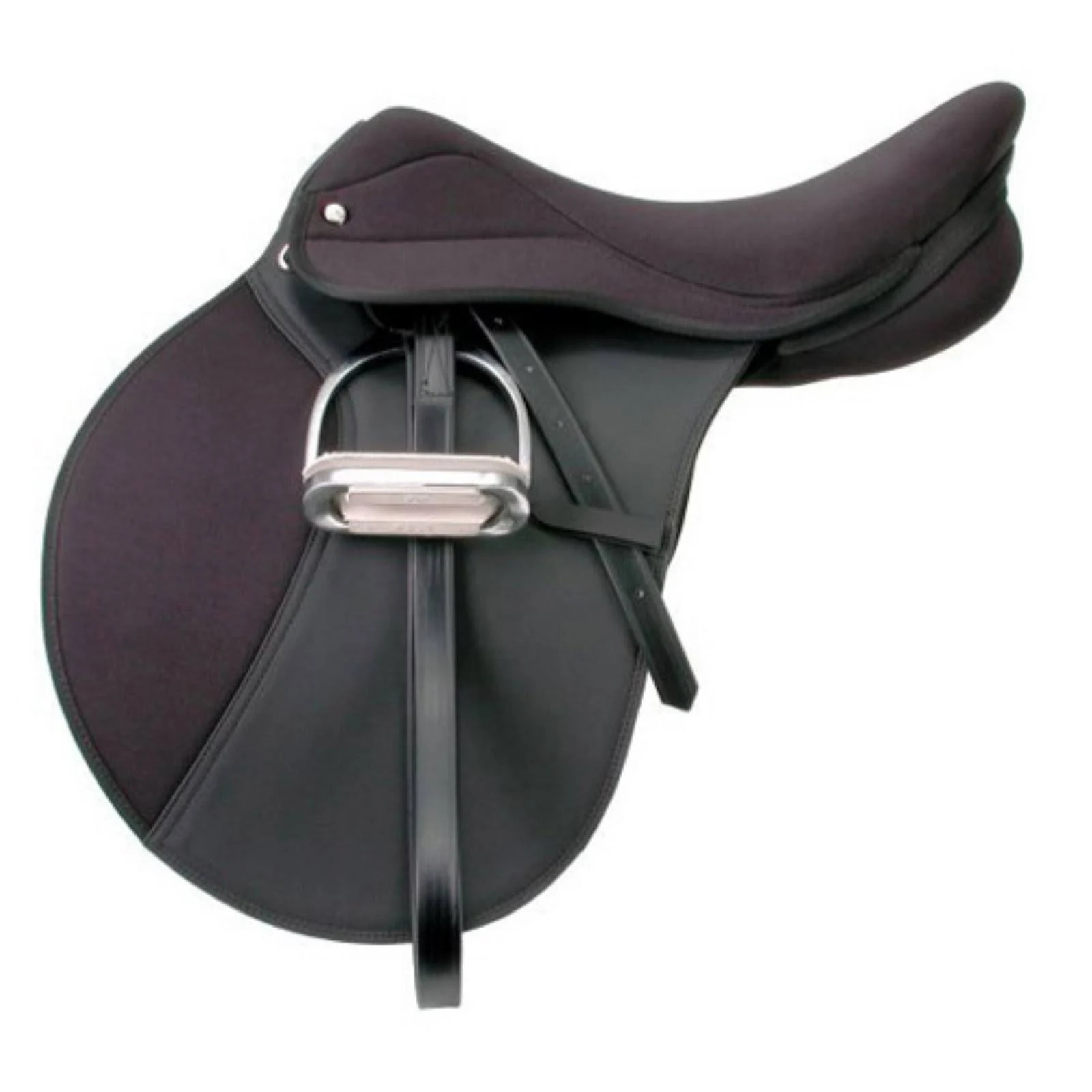 EquiRoyal Pro Am All Purpose Saddle, Black