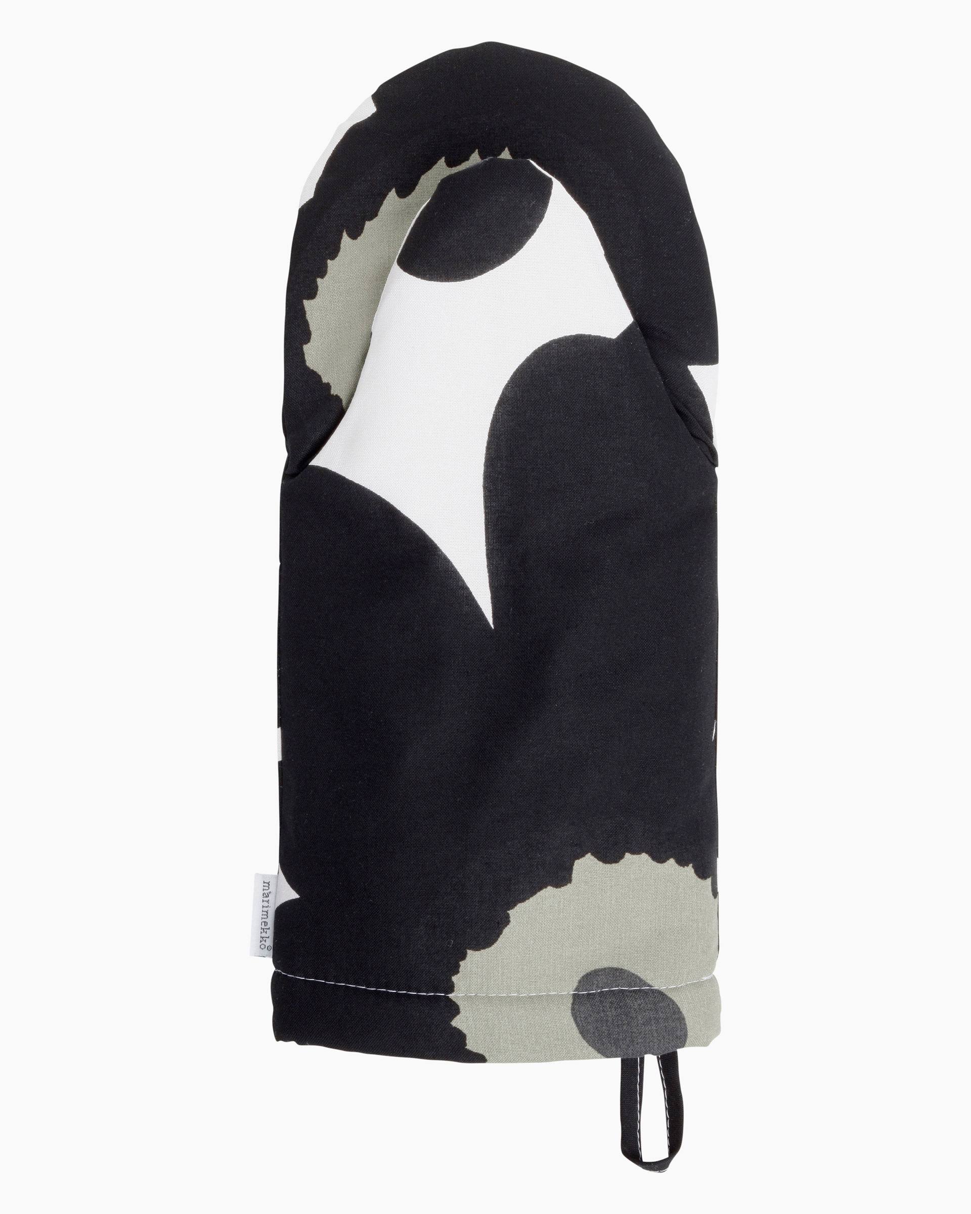 Marimekko - Unikko Oven Glove - White/Black/Olive