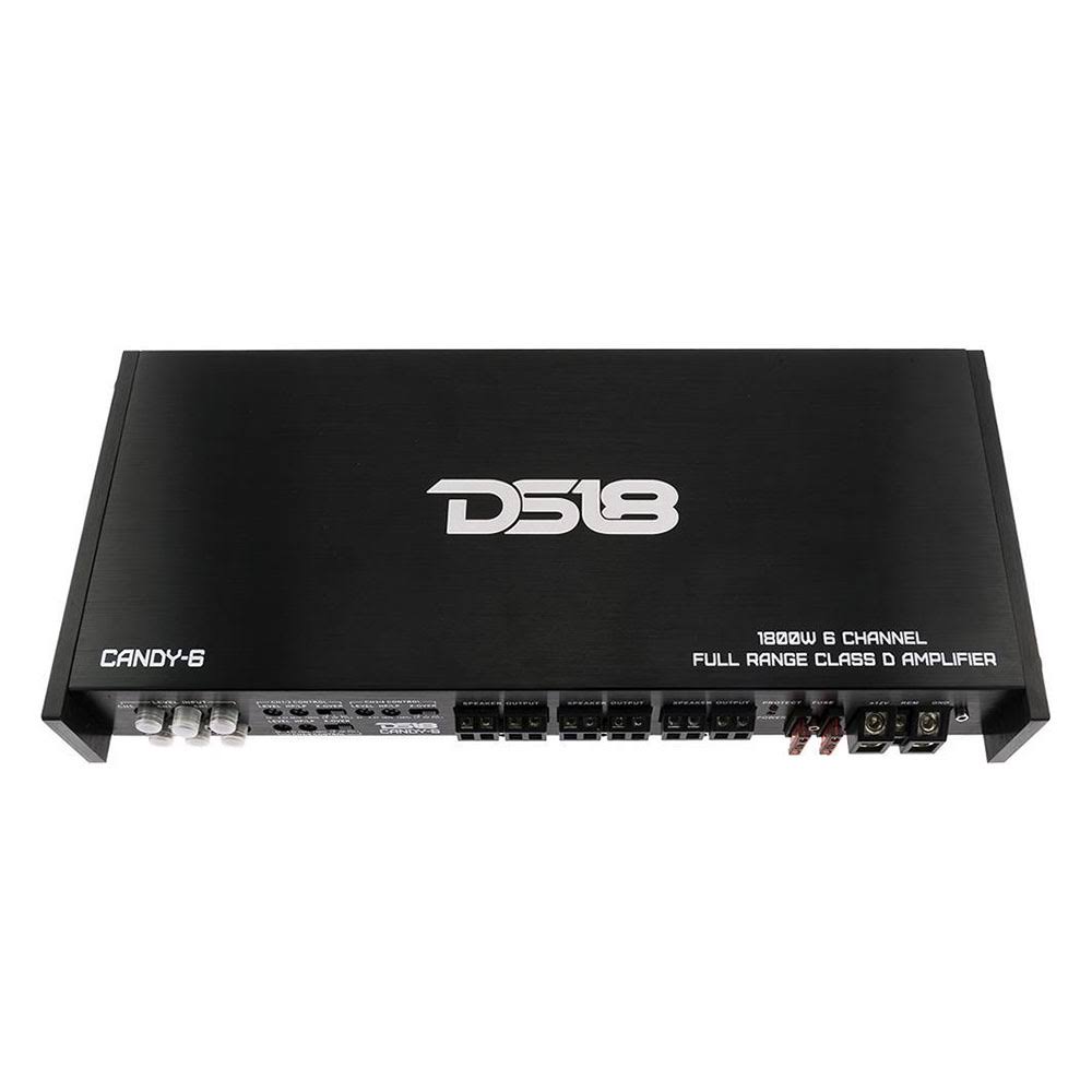 DS18 Audio Candy Compact 6 Channel Full Range Class D Amplifier 1800