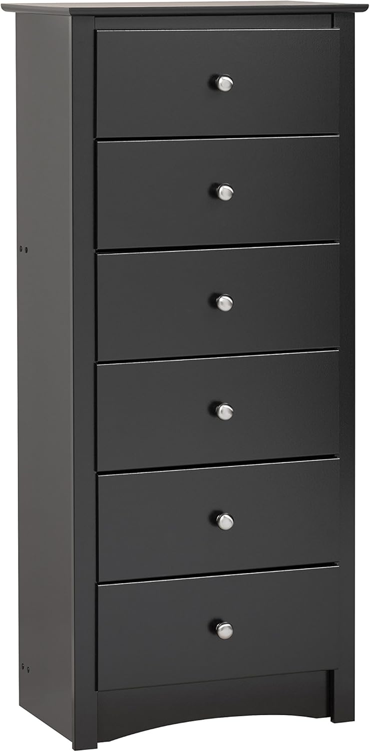 Prepac White Monterey 5 Drawer Chest