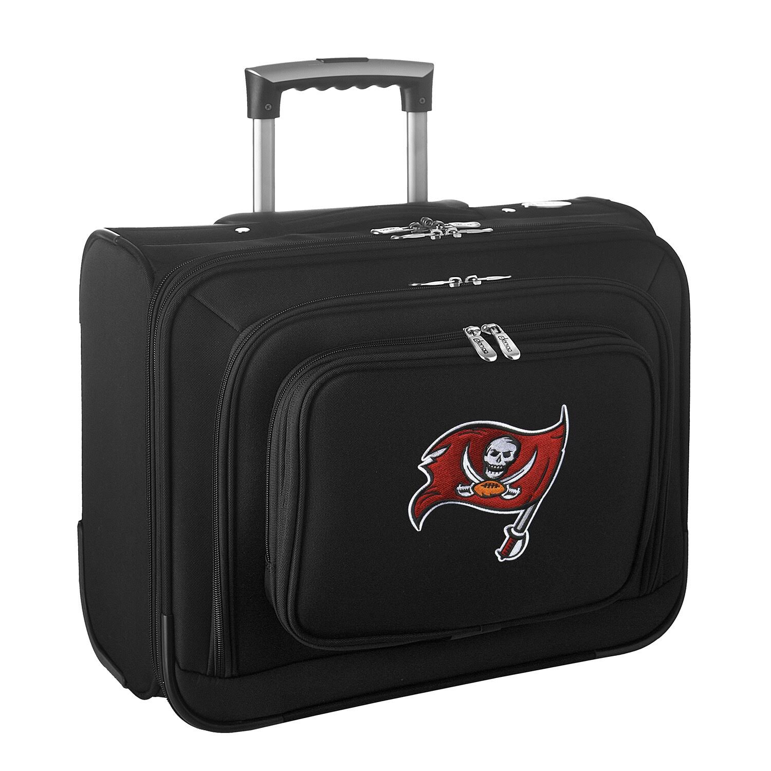 NFL Tampa Bay Buccaneers 14x22 Laptop Overnighter Black