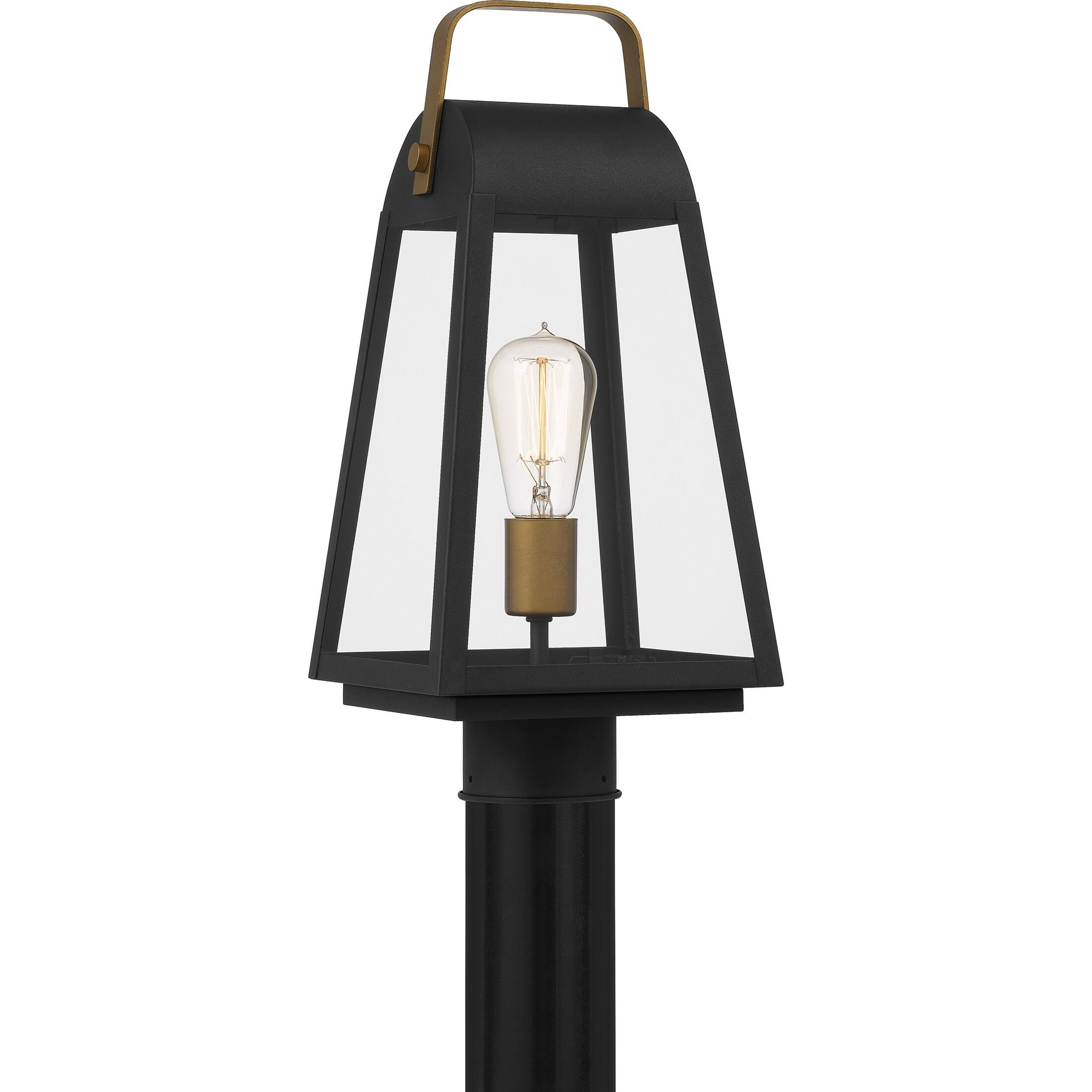 Quoizel O'Leary 1-Light Earth Black Outdoor Post Light | OLY9008EK